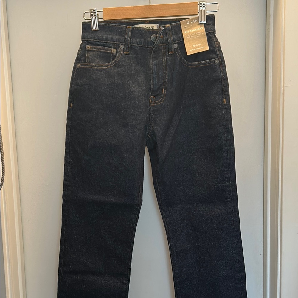 Madewell Dark Blue Straight Jeans Timeless Design